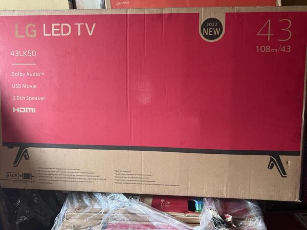 43" LG LED TV 43LK50